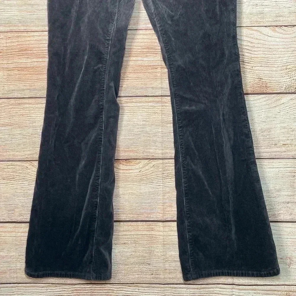 Pilcro Women’s Corduroy Wide Leg Pants Black Size 29 - Picture 2 of 8